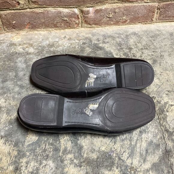 LifeStride Embers Brown Patent Croco Slip-on Loafers Size 9 - Picture 7 of 10